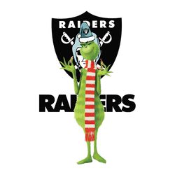 grinch christmas las vegas raiders svg, nfl svg, sport svg, football svg, digital download