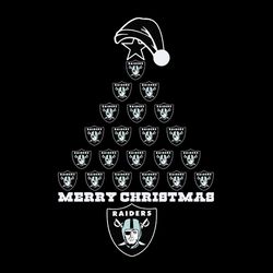 merry christmas las vegas raiders svg, christmas tree svg, nfl svg, sport svg, football svg, digital download