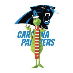 grinch xmas carolina panthers svg, nfl svg, sport svg, football svg, digital download