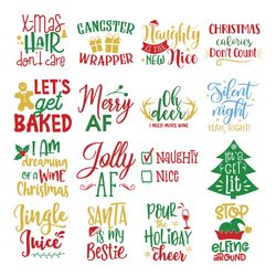 christmas svg bundle, funny christmas quotes svg, christmas svg files sayings, christmas svg designs, christmas clipart