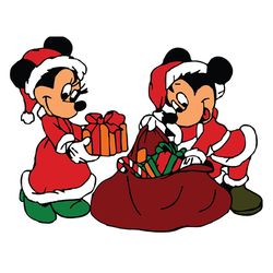 mickey and minnie christmas svg, disney christmas svg, gift svg, santa svg, holidays svg, digital download