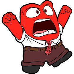 anger svg, inside out clipart, inside out svg png, anger joy sadness embarrassment anxiety, digital download-1