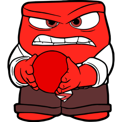 anger svg, inside out clipart, inside out svg png, anger joy sadness embarrassment anxiety, digital download-3