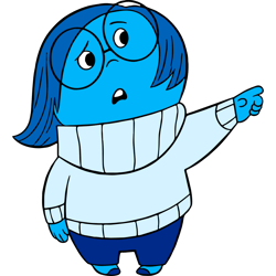 sadness svg, inside out clipart, inside out svg png, anger joy sadness embarrassment anxiety, digital download-1