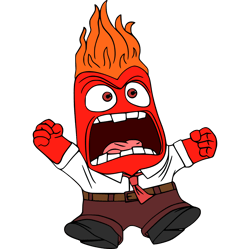 anger svg, inside out clipart, inside out svg png, anger joy sadness embarrassment anxiety, digital download-4