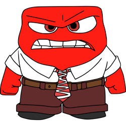 anger svg, inside out clipart, inside out svg png, anger joy sadness embarrassment anxiety, digital download-5