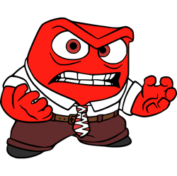 anger svg, inside out clipart, inside out svg png, anger joy sadness embarrassment anxiety, digital download-6