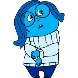 sadness svg, inside out clipart, inside out svg png, anger joy sadness embarrassment anxiety, digital download-7