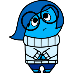 sadness svg, inside out clipart, inside out svg png, anger joy sadness embarrassment anxiety, digital download-9