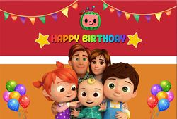 cocomelon happy birthday png, cocomelon clipart, cocomelon birthday png, cocomelon family png, cocomelon characters png1