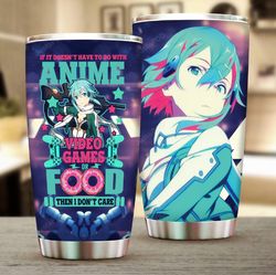 anime stainless steel tumbler, tumbler cups for coffee or tea, great gifts for thanksgiving birthday christmas