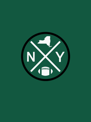 retro ny football emblem vintage new york graphic