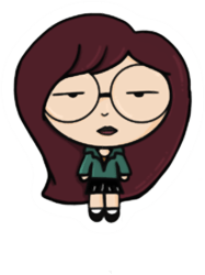 daria pop vinyl graphic