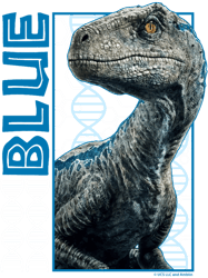 jurassic worldblue fan art graphic