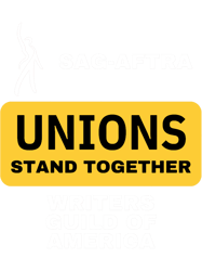 Unions stand togetherI stand with SAGAFTRA amp WGA