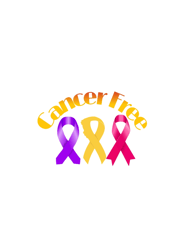 cancer free patient design graphic
