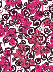 butterflies seamless pattern
