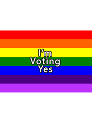 Rainbow Flag Vote Yes