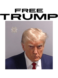 free trump trump mugshot
