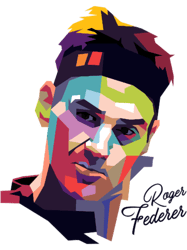 roger federer pop art portrait133