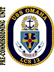 pcu omaha (lcs12) crest for light colors relaxed fit