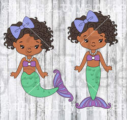 mermaid girl svg, curly hair mermaid svg, cartoon mermaid svg, mermaid clipart, svg and png file download