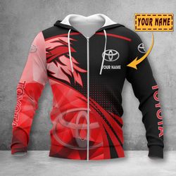 toyota hoodie 3d all over printed for gift full size