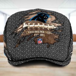 carolina panthers jeff cap, ivy cap, flat cap, driving cap, golf cap, carolina panthers full print 3