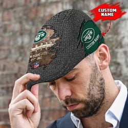 new york jets jeff cap, ivy cap, flat cap, driving cap, golf cap, new york jets full print 3