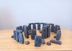 miniature stonehenge full circle - concrete stonehenge statue - england stonehenge decoded - replica - models