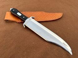 personalized handmade 5160 steel iron mistress bowie knife with micarta handle gifts for men, gift for hunters