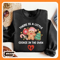 there is a little cookie in the oven png, christmas png, digital design