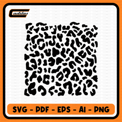 cheetah print, animal print instant download svg, pdf, eps, ai, png digital download