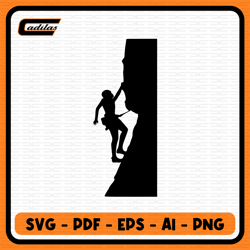 climbing 10, instant downloads svg, pdf, eps, ai, png digital download