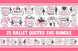 ballet svg bundle ballerina dance dancer baby girl designs tutu shoes cricut