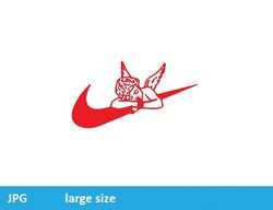 nike cupid jpeg image cartoon digital file