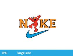 nike elmo red monster jpeg image cartoon digital file