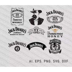 jack daniels svg bundle, jack daniels logo, old no 7 brand, jack daniel's tag, tennessee whiskey, whiskey svg