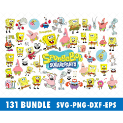 spongebob svg bundle files for cricut silhouette, spongebob svg, spongebob svg files, spongebob sponge bob svg bundle