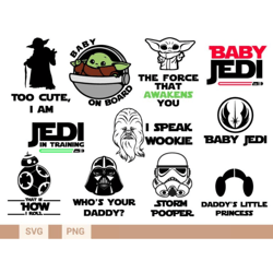 star wars svg bundle, star wars svg, yoda svg, star wars characters svg, darth vader svg