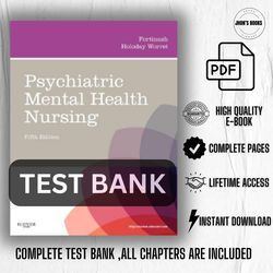 test bank: psychiatric mental health nursing 5th edition