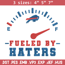 fueled by haters buffalo bills embroidery design, bills embroidery, nfl embroidery, sport embroidery, embroidery design.