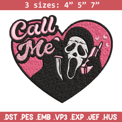 ghostface scream embroidery design, horror embroidery, embroidery file, logo design, logo shirt, digital download.