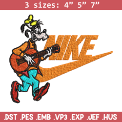 goofy nike embroidery design, disney cartoon embroidery, nike design, embroidery file, logo shirt, instant download.