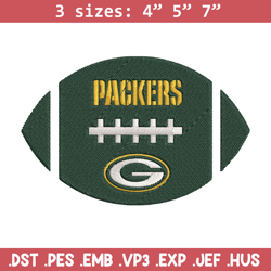green bay packers ball embroidery design, packers embroidery, nfl embroidery, sport embroidery, embroidery design.