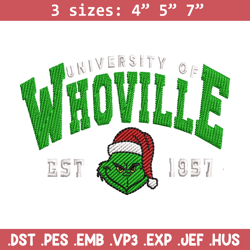 grinch est1957 embroidery design, grinch embroidery, chrismas design, embroidery file, embroidery shirt,digital download