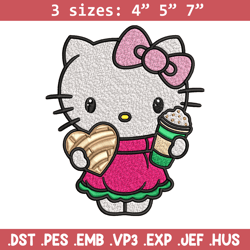 hallokitty embroidery design, hallokitty embroidery, cartoon design, embroidery file, cartoon shirt, digital download.