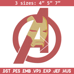 iron man logo embroidery design, marvel embroidery, embroidery file, anime embroidery, anime shirt, digital download