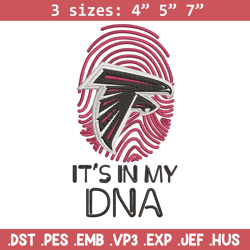 it's in my dna atlanta falcons embroidery design, atlanta falcons embroidery, nfl embroidery, logo sport embroidery.