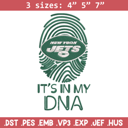 it's in my dna new york jets embroidery design, jets embroidery, nfl embroidery, sport embroidery, embroidery design.